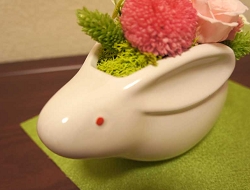 迎春招きうさぎ　お正月