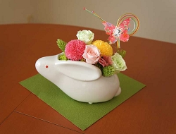迎春招きうさぎ　お正月