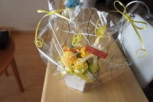 アレンジメントを頂いたら