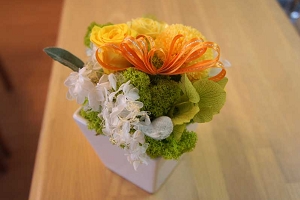 アレンジメントを頂いたら