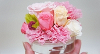 プリザーブドフラワー　お花　蓋　