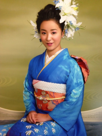 カサブランカの髪飾り　オーダーメイド