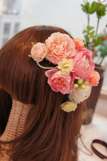 成人式用髪飾り　オーダーメイド