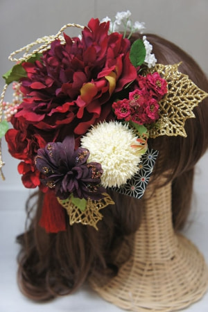 成人式の髪飾り