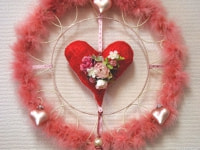 ハートの壁掛け
