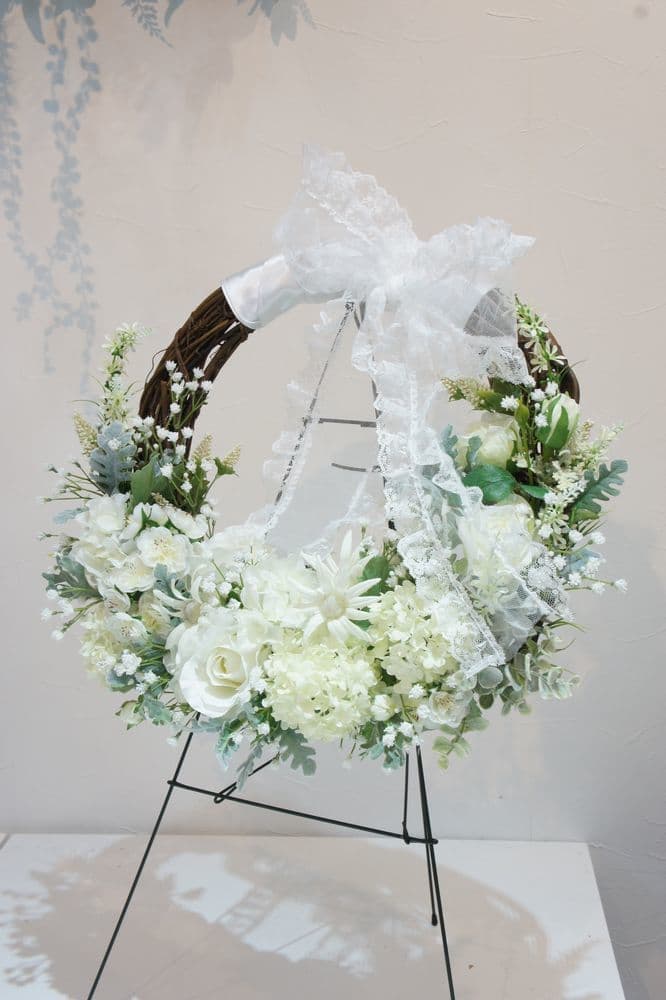 リースブーケ　造花　アーティフィシャルフラワー