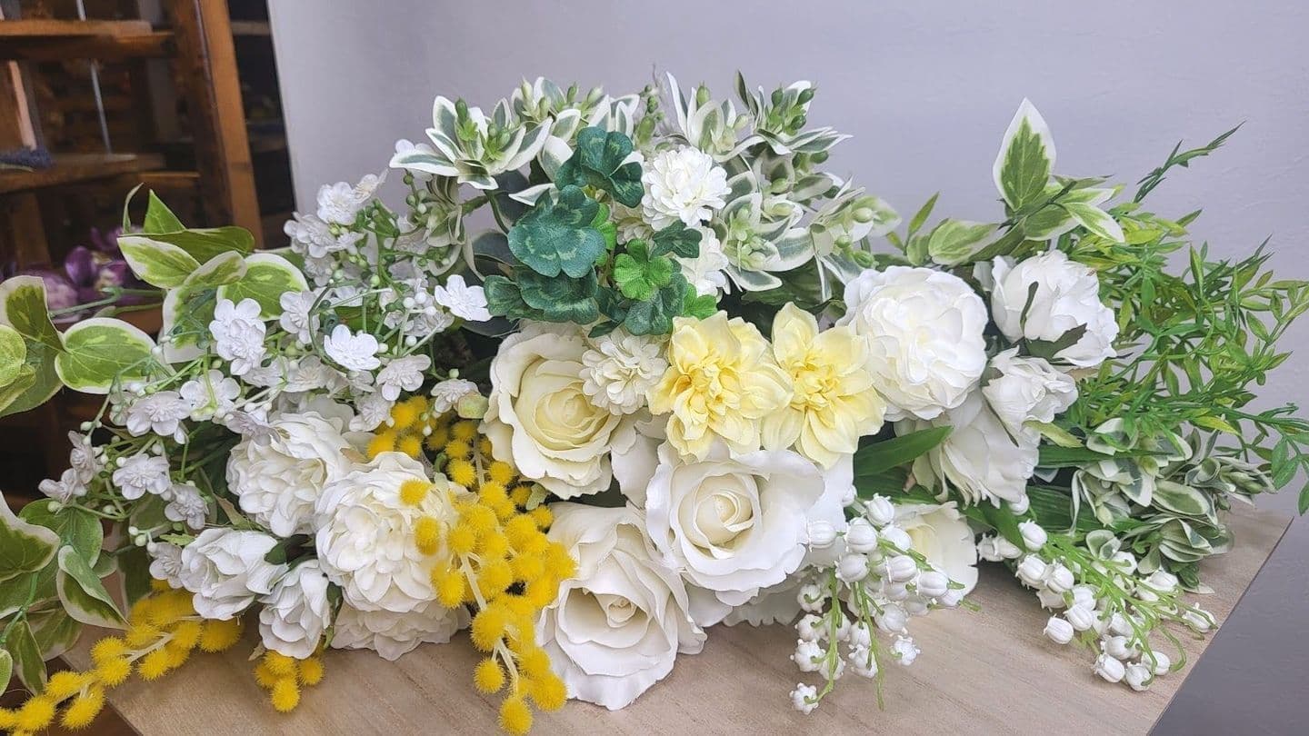 ブーケ制作の流れ