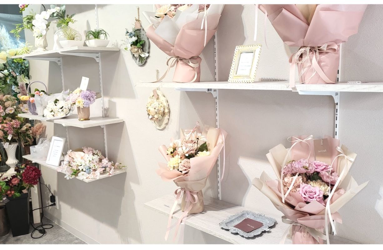 高級造花　ブーケ　西宮市