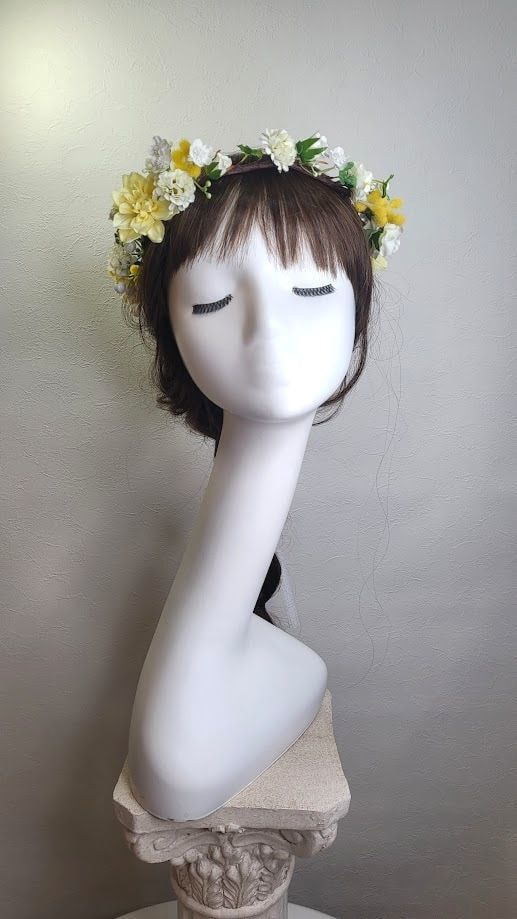 シロツメグサの花冠