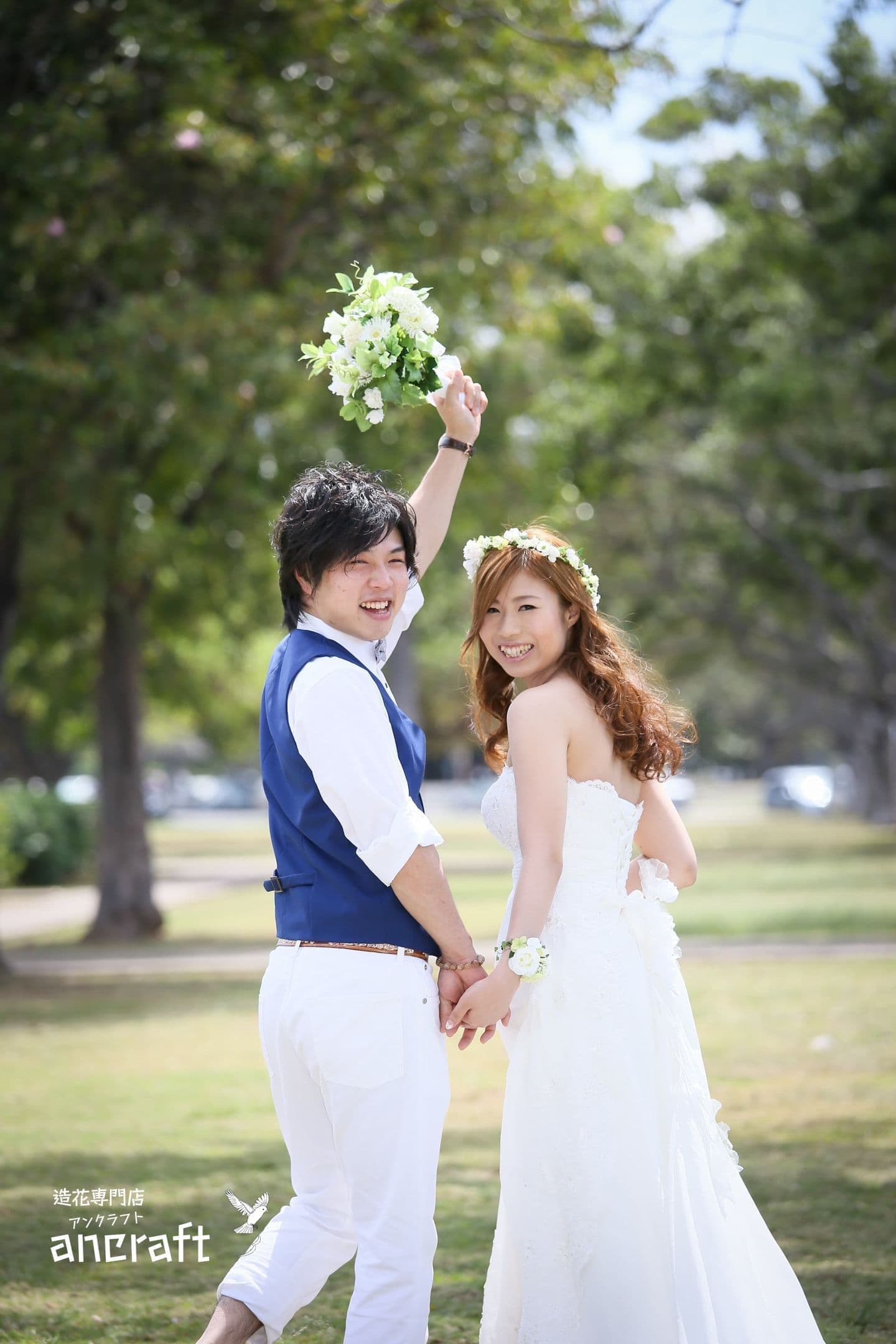 ブーケ　造花　西宮市