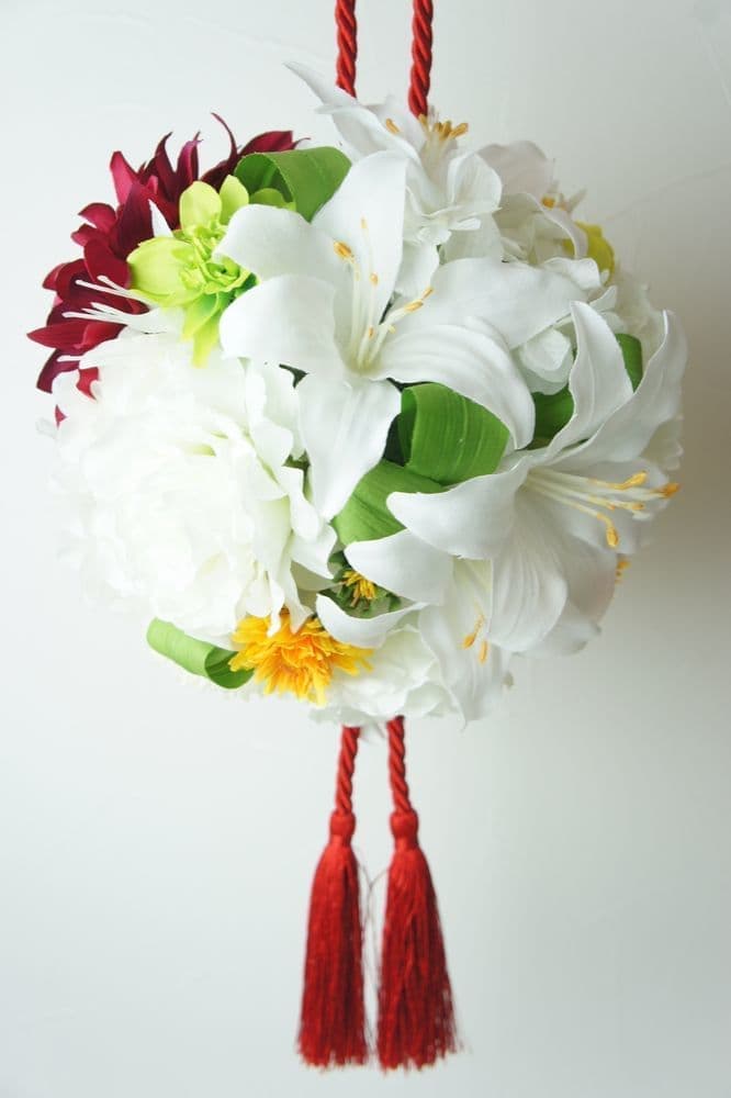 ブーケレッスン　西宮市　造花