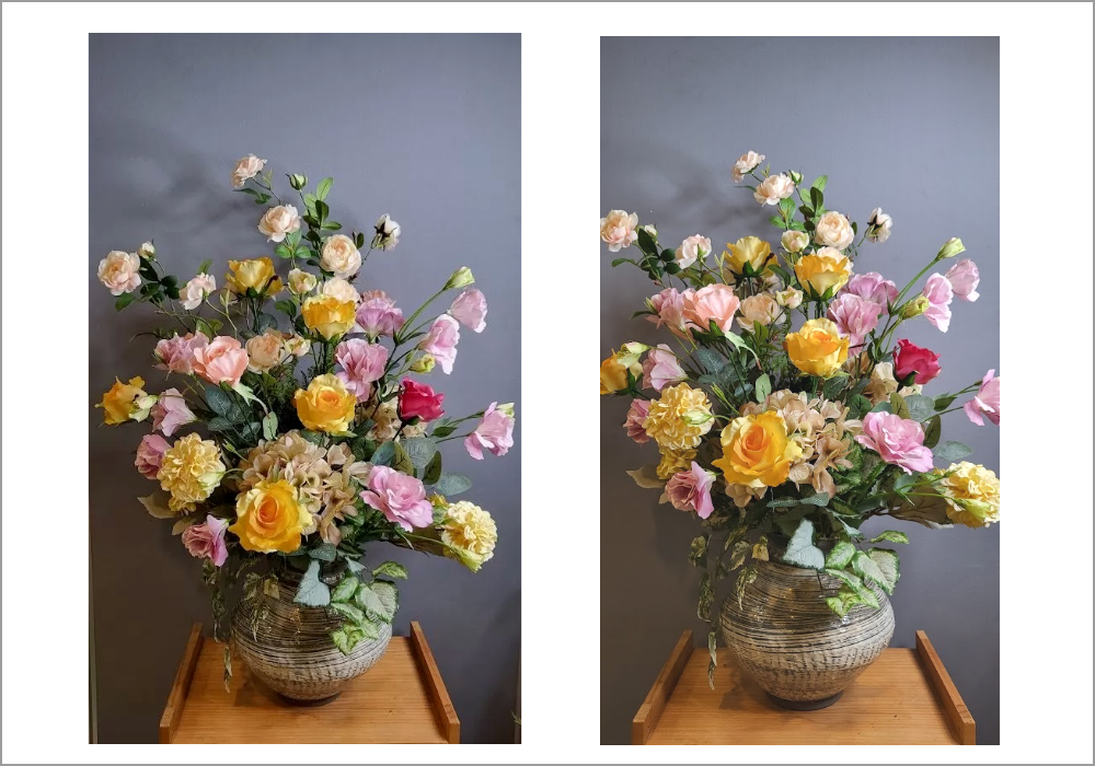 オルゴールBOXアレンジ　造花　オーダーメイド　西宮市