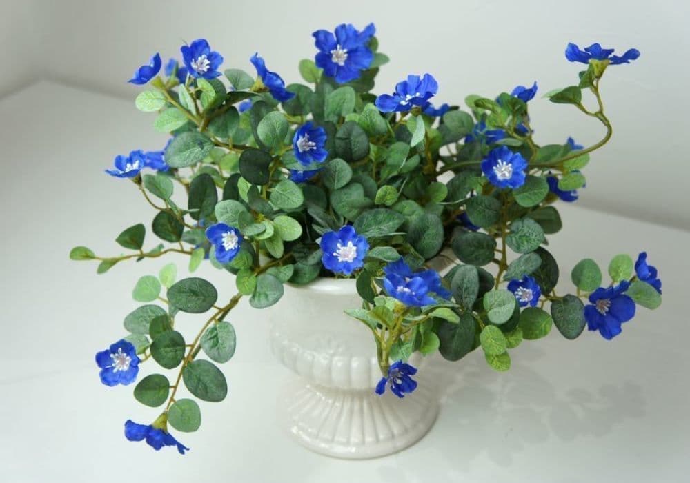 アメリカンブルー　造花　オーダーメイド　西宮市