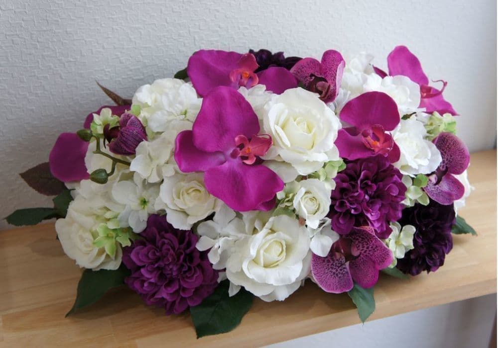 テーブル花　造花　オーダーメイド　西宮市