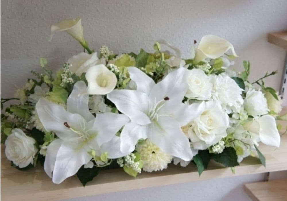 テーブル花　造花　オーダーメイド　西宮市