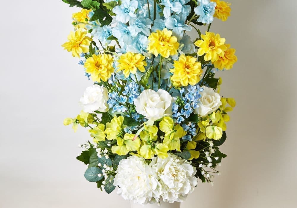 応接室用アレンジ　造花　オーダーメイド　西宮市