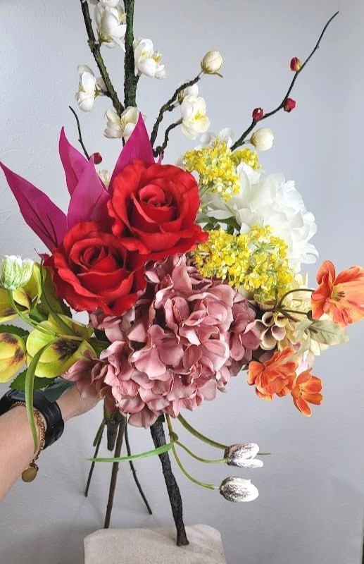 和風花束　造花