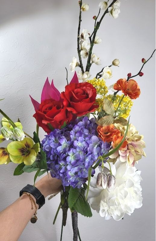 和風花束　造花