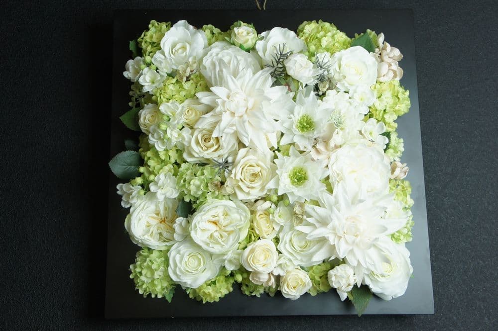 造花専門店　アーティフィシャルフラワー　オーダーメイド　壁掛け　アンクラフト　造花　オーダーメイド