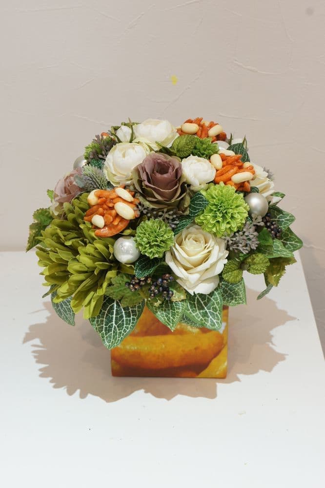 造花専門店　アーティフィシャルフラワー　オーダーメイド　壁掛け　アンクラフト　造花　オーダーメイド