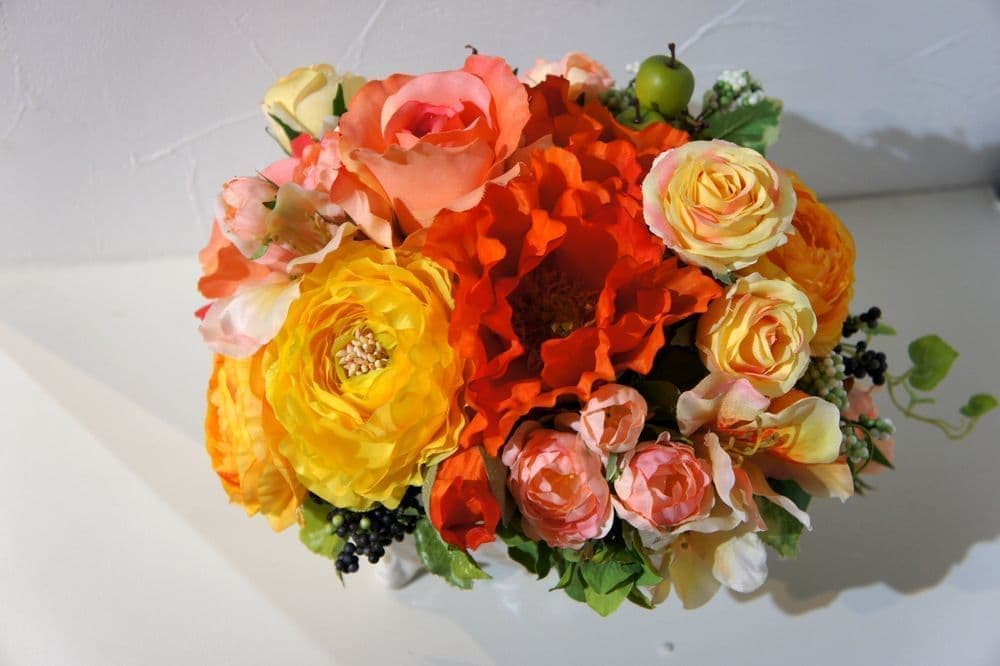 お誕生日のお花　オーダーメイド承ります。　白寿の御祝