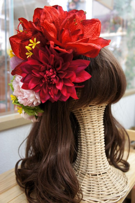 成人式用　髪飾り　オーダーメイド