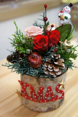 プリザーブドフラワー　クリスマス