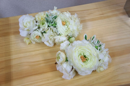 結婚式の髪飾り