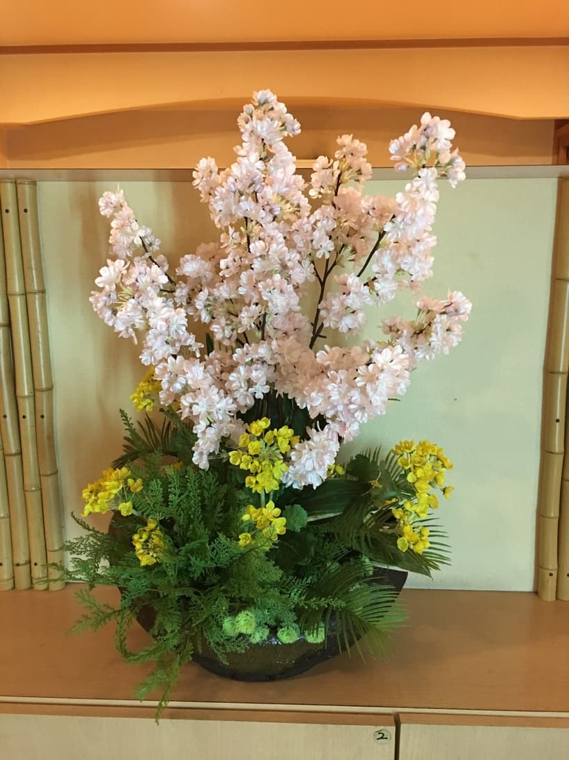 飲食店　枯れません　お水　匂い　生花　季節　アーティフィシャルフラワー　造花　